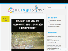 Tablet Screenshot of emailskinny.com